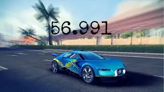 Asphalt 8 - Ds Survolt Season 9: 56.991 (UNBOOSTED World Record)