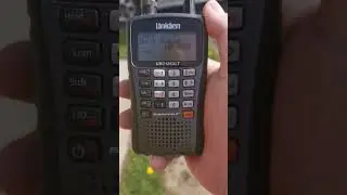 ISS International Space Station on a hand held scanner in the UK. Uniden UBC125XLT