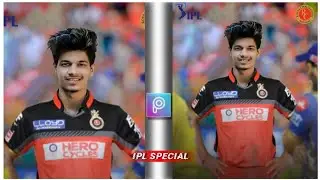 IPL SPECIAL Royal Challengers Bangalore Photo PicsArt || Lightroom || Photo Editing Tutorial Video