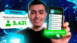 Como ADICIONAR Membros Em Grupos Do Telegram Rob&ocirc; De Leads *Atualizado 2026*