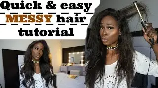 Quick & Easy Messy Hair Tutorial