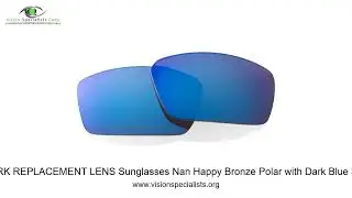 Spy DIRK REPLACEMENT LENS Sunglasses Nan Happy Bronze Polar with Dark Blue Spectra