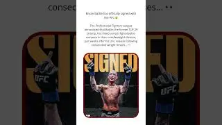Bryan Battle has officially signed with the PFL 🤯 #ufc #ufcgym #mma #ufc319