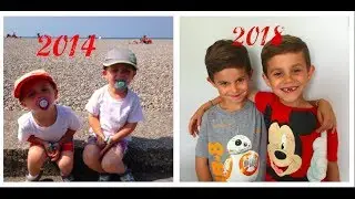 Retour en arri&egrave;re pour les 7 ans de Tino et L&eacute;ni 😍😌