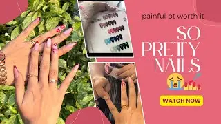 Finally Got My Nails Done 💅✨ | Nail Art Vlog | model life vlog