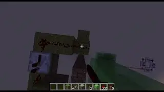 Minecraft piston jump pad