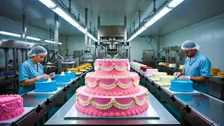 Inside a Modern Birthday Cakes Factory | From Wheat to Perfectly Packaged Birthday Cakes |