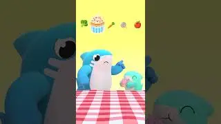 🥦Eat Your Vegetables, Baby Shark! They&rsquo;re yummy!🥕 Healthy Habits for Kids | Shark Academy