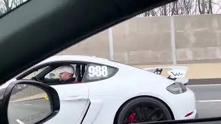 Kia stinger vs Porsche gt4