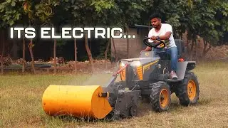 Sukoon Electric Tractor Traditional Lawn Mower | Haldhar 750 Microtrac