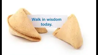 Walk In Wisdom Today (Proverbs 5:21-23)