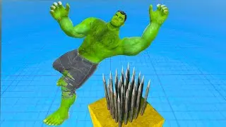 Hulk Ragdoll Physics - Epic Falls Compilation #268