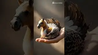 Hybrid Animals : HORSE+BIRD #horse #birds