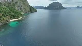 El Nido Palawan tour C wonderland beach Drone video 5  Island hopping ,