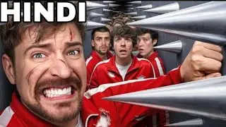 100 People Vs World's Biggest Trap! Hindi New Video mrbeast hindi dubbed hindi mr beast.#mrbeast 