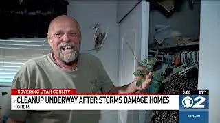 Orem ravaged by storm after trees went through roofs; streets, parks flooded