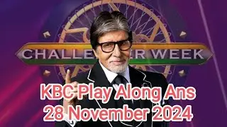 KBC Play Along answers 28 November 2024