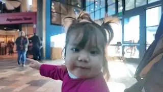 Out with family 
