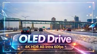 Snowy weekday shopping trip | 4K HDR All-Intra 60FPS | PRORES HQ | OLED TEST |