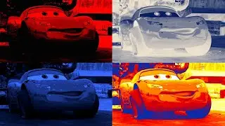 Lightning McQueen Neon City | Futuristic Long Video