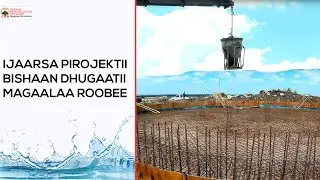 Ijaarsa Pirojektii bishaan dhugaatii Magaalaa Roobee xumursiisuuf hojii hojjatamaa jiru