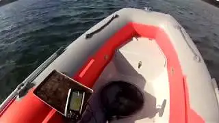 Риб STEL 375 с Ямаха 20СМ ч2. Замер скорости с винтом, с АлиЭкспресс 9 7/8 12.