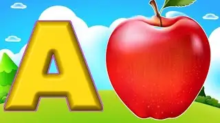 A for apple | B for ball | ALPHABET SONG | Learn ABCs with Fun Rhymes Animations | Kids' Education