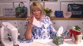 Sew an easy tissue box cover - Lizzy Curtis