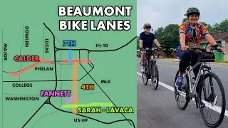 🚲 New Bicycle Lanes in Beaumont, Texas 🚲