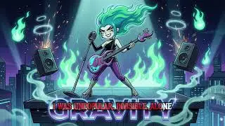 Gravity &ndash; Ember McLain (Danny Phantom) | Hazbin Hotel A.I. Concept Cover