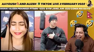 HAHA!! ALIZEH PRANKED FITMIN 😂 SAYS “IZZU  GYM JANU, ANI COMA MA GAYO”🤣🤣| FEB 2 | Reaction Video