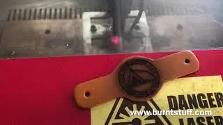Making a Scout Woggle with a Laser.