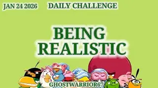 Angry birds 2 Daily Challenge 2026/01/24 & 2026/01/25 Aw,be realistic!before King Pig Panic