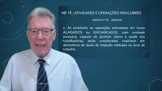 PER&Iacute;CIA JUDICIAL DO TRABABALHO - INSALUBRUDADE POR UMIDADE ANEXO 10 NR 15