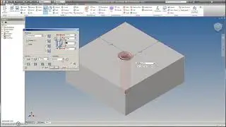 Basic Use of Point and Hole Tools in Inventor