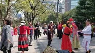 Chinese Ethnic Minority traditional dance in Shanghai, China (2)