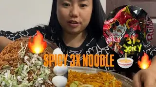 3X SPICY NOODLES 🍜 🔥