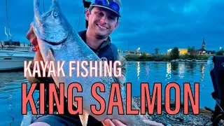 Kayak Fishing for KING SALMON