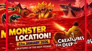 All 8 MAIN MONSTER Location January 27th 2026 - Creatures of the Deep: Fishing #monsterhunter 