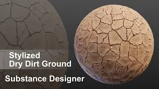 Substance Designer - Stylized Dry Dirt Ground