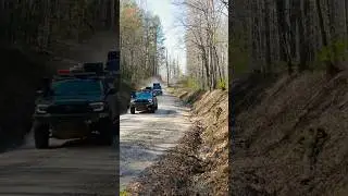 Heading into the North Georgia mountains to take on Popcorn Road! #overland #offroad