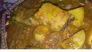 Fish Curry Reciep -Kitchen Secrets By Sultana | Fish Aloo curry Pakistani recipe | مچھلی آلو کا سالن