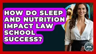 How Do Sleep And Nutrition Impact Law School Success? - Law School Prep Hub