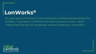 LonWorks - Value Controls Glossary of HVAC terms