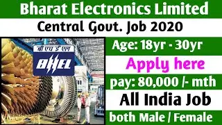 Bharat Heavy Electricals Limited (BHEL) Recruitment 2020 - For Young Professional Posts - Apply Now