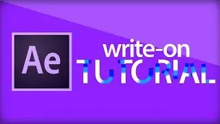 After Effects Tutorial | Text Write-On Tutorial