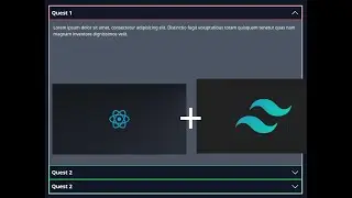 TailwindCss ile S.S.S Component Nasil Yapilir / How to do F.A.Q Component With TaiwlindCss