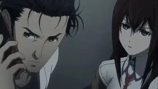 Steins Gate - Kyoma Hooin e Kurisu Makise si incontrano per la prima volta