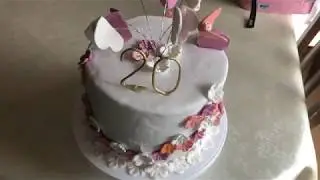 كيك عيد ميلاد راقي وجميل