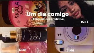 Um dia comigo, tentando ser produtiva!!💕☀️